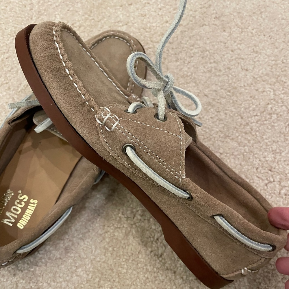 GH Bass Hampton suede boat shoes 6.5